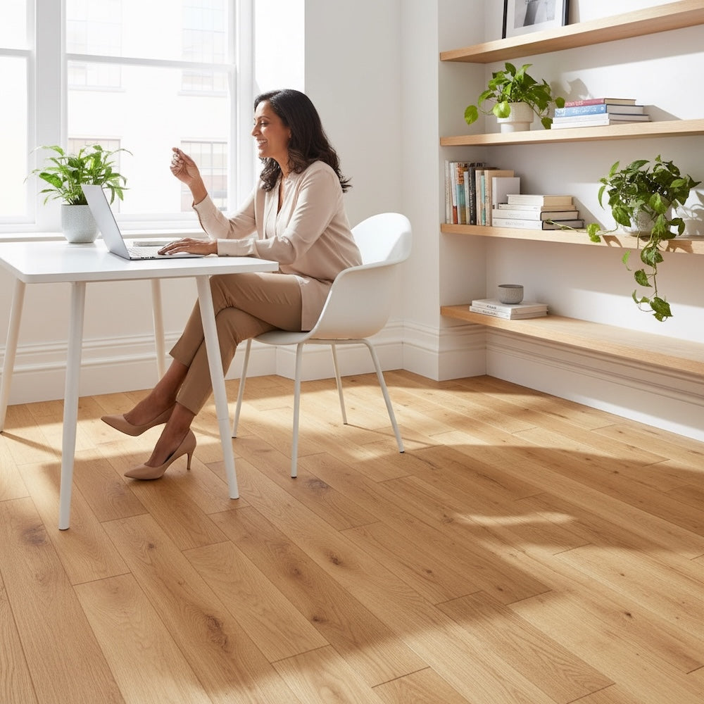 Lusso Sorrento Natural Brushed & Oiled Engineered Oak 125mm