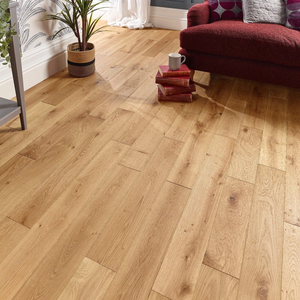 Lusso Sorrento Natural Brushed & Oiled Engineered Oak 125mm