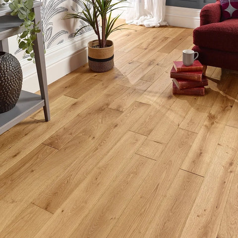 Lusso Sorrento Natural Brushed & Oiled Engineered Oak 125mm