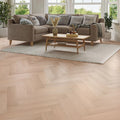 Lusso Taranto Chatsworth Oak Herringbone SPC Click Vinyl Flooring