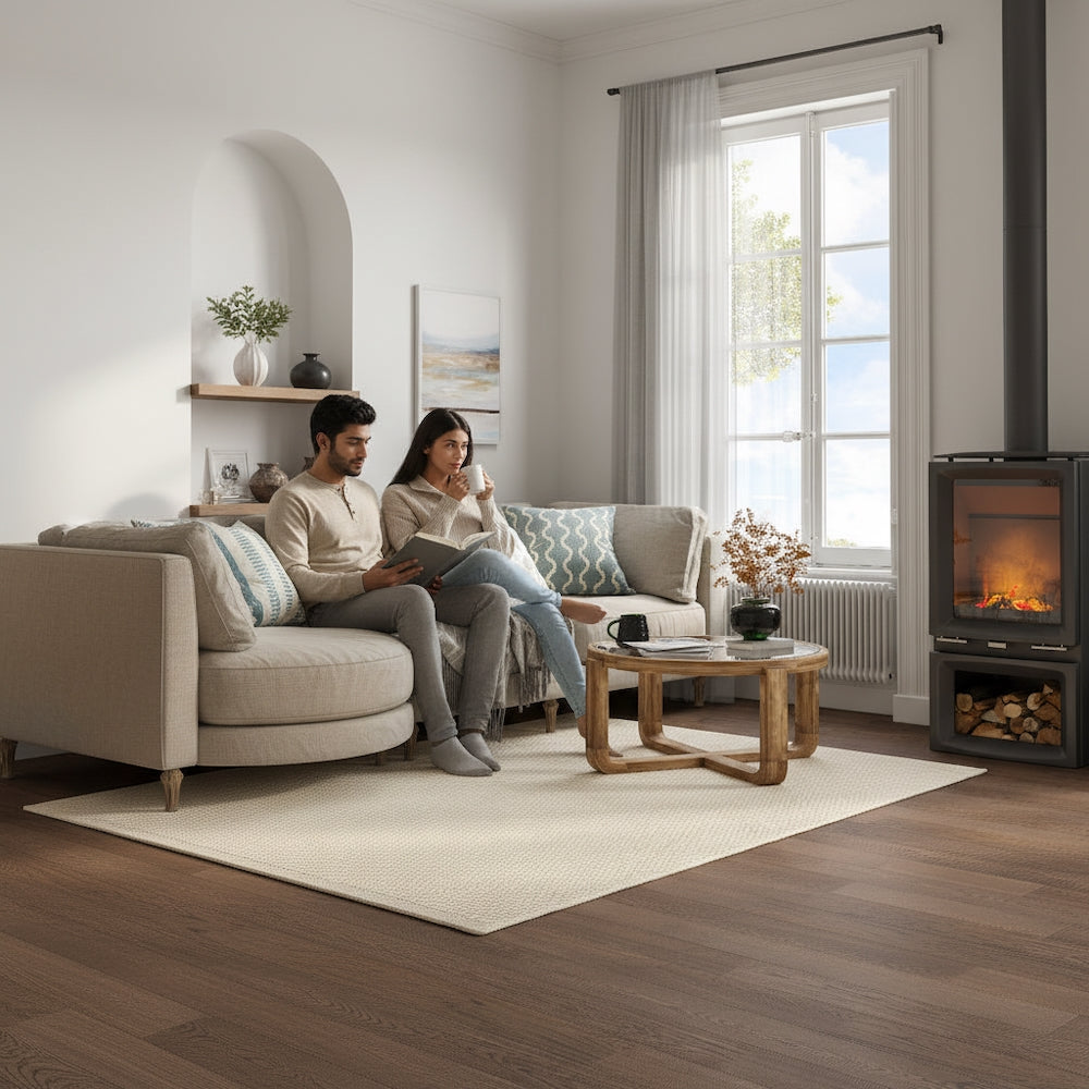 Lusso Uniqo Coffee Engineered Oak Flooring