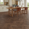 Uniqo Herringbone Coffee Engineered Oak Flooring
