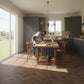 Lusso Uniqo Herringbone Coffee Engineered Oak Flooring