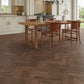 Uniqo Herringbone Coffee Engineered Oak Flooring - (SAMPLE)