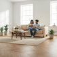 Lusso Uniqo Herringbone Golden Brushed & Lacquered Engineered Oak