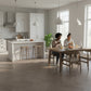 Lusso Uniqo Herringbone Smoked Grey Whitewashed Engineered Oak