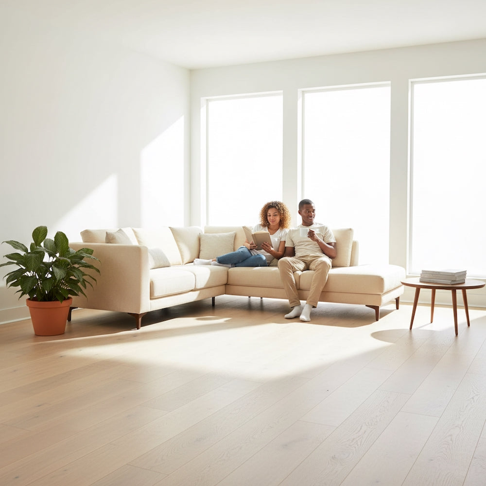 Lusso Uniqo Invisible Engineered Oak Flooring