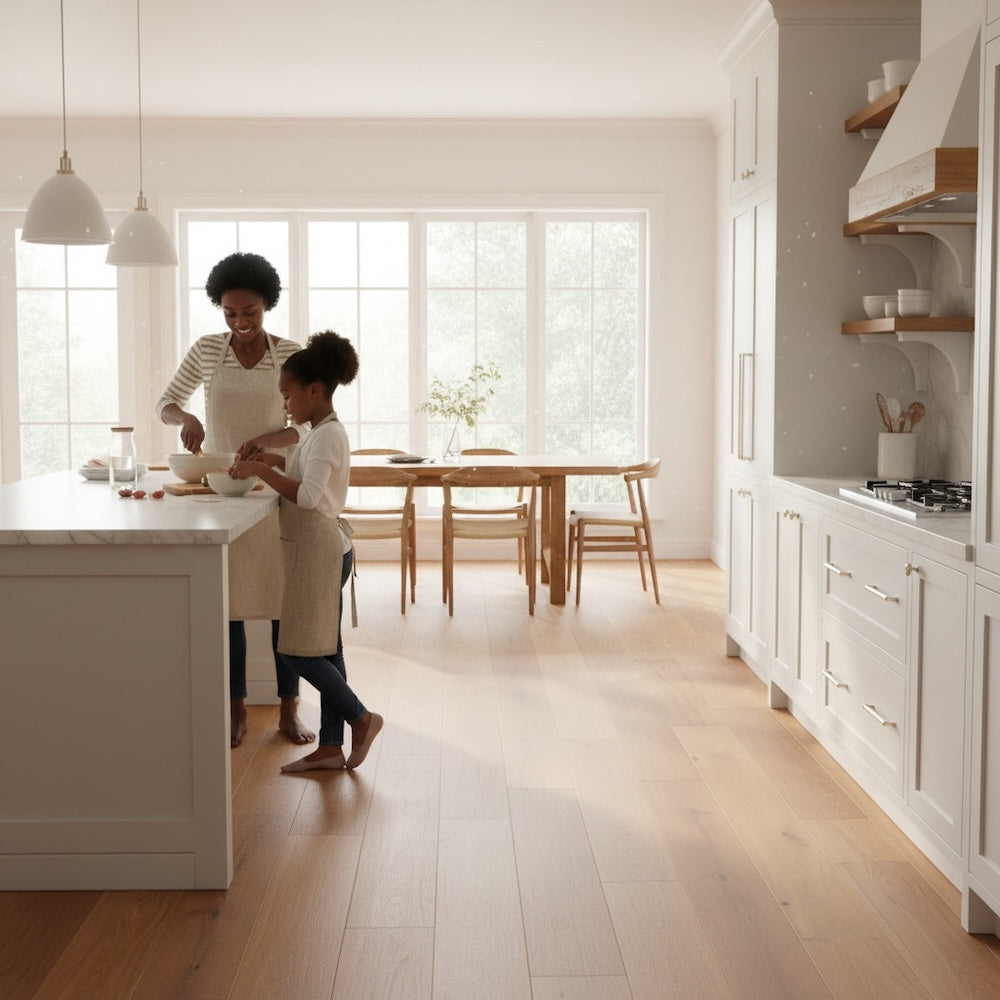 Lusso Uniqo Natural Brushed & Oiled Engineered Oak
