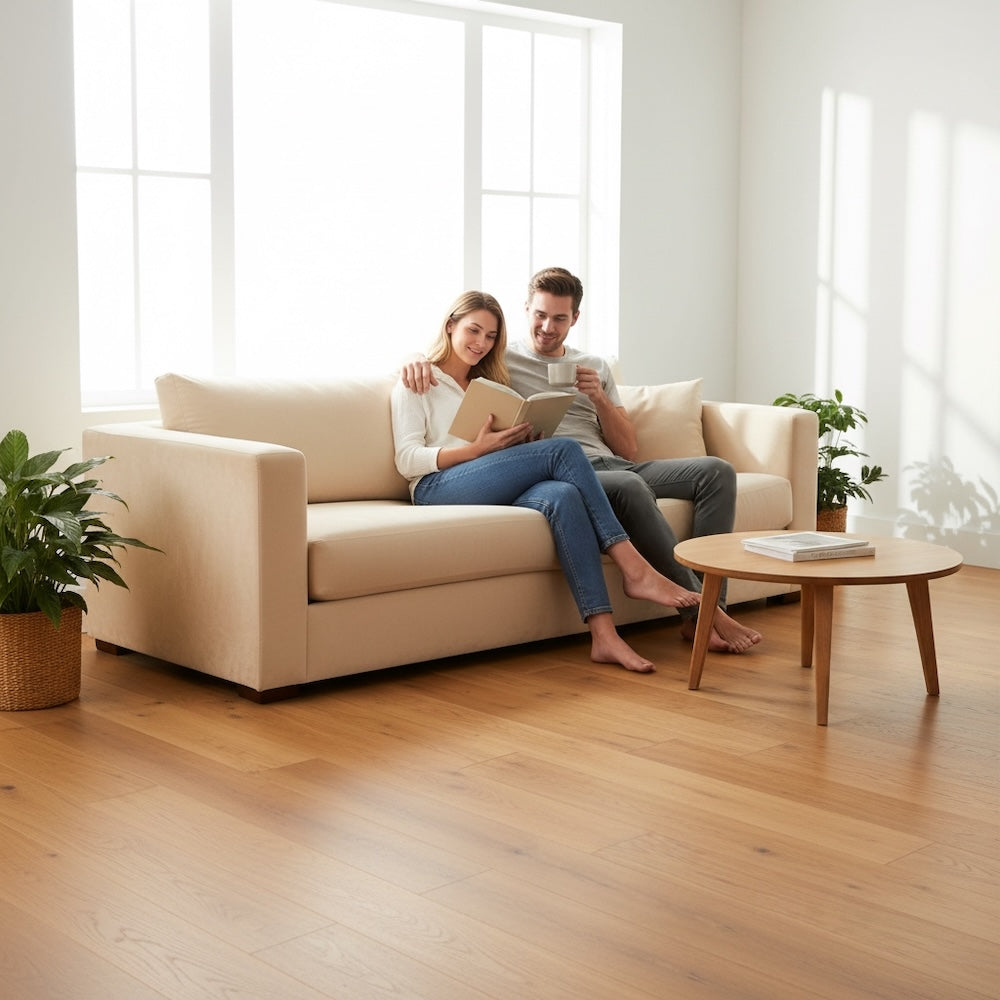 Lusso Uniqo Natural Brushed & Oiled Engineered Oak