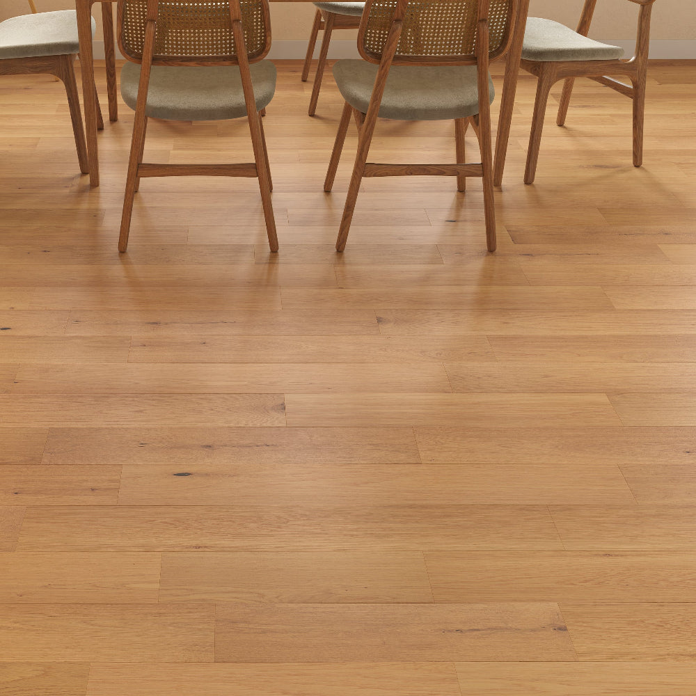 Uniqo Natural Brushed & Oiled Engineered Oak - (SAMPLE)