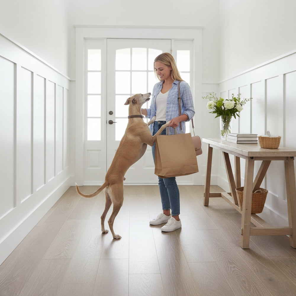 Lusso Uniqo Smoked Grey Whitewashed Engineered Oak