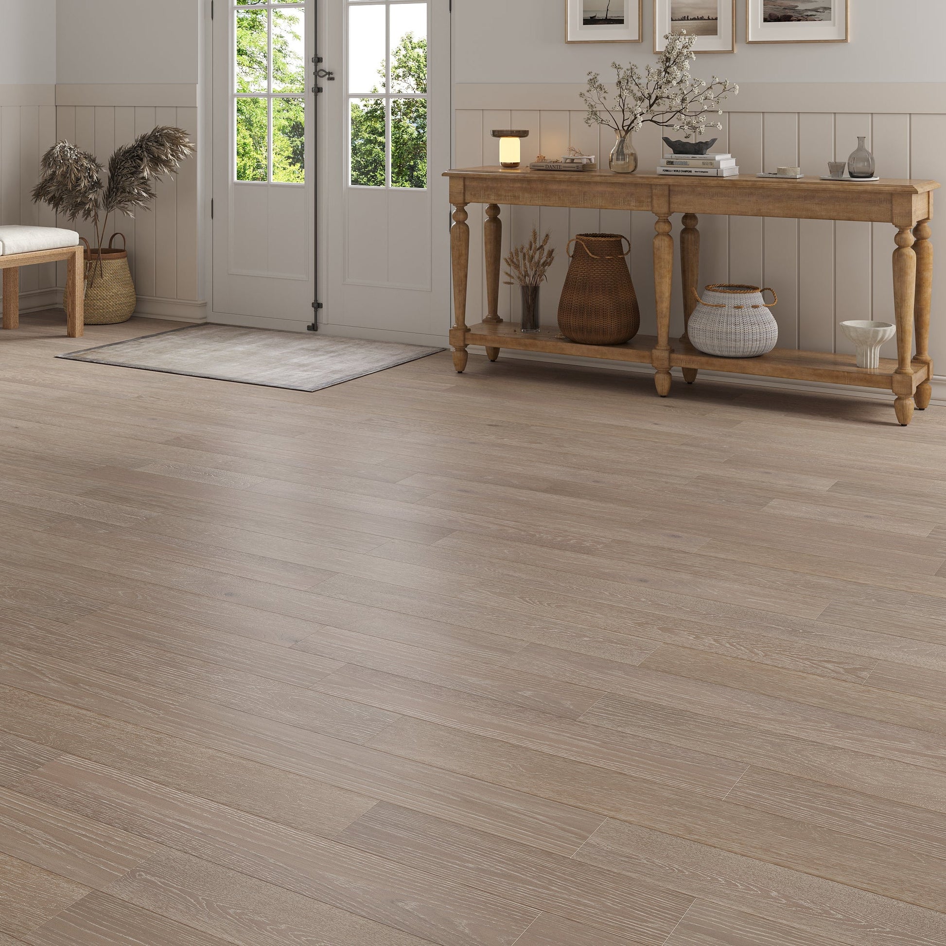 Lusso Uniqo Smoked Grey Whitewashed Engineered Oak - (SAMPLE)