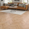 Verona Invisible Smooth Oiled Rustic Herringbone Solid Oak