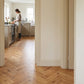 Lusso Flooring Verona Natural Smooth Lacquered Rustic Herringbone Solid Oak