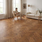 Lusso Flooring Verona Smoked Golden Smooth Oiled Rustic Herringbone Solid Oak