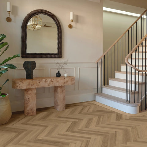 Karndean Palio Essenza Belluno Ash SM-PVP408 Herringbone LVT Flooring
