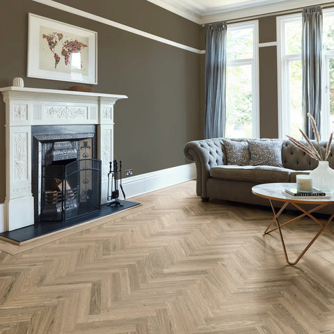 Karndean Palio Essenza Ravenna Oak SM-PVP403 Herringbone LVT Flooring