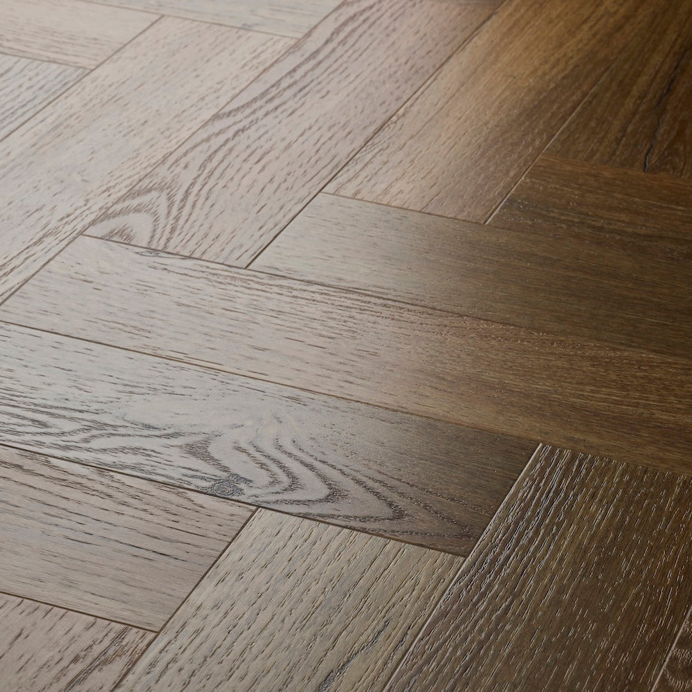 Textures Aged Oak Herringbone TH15 LVT Flooring