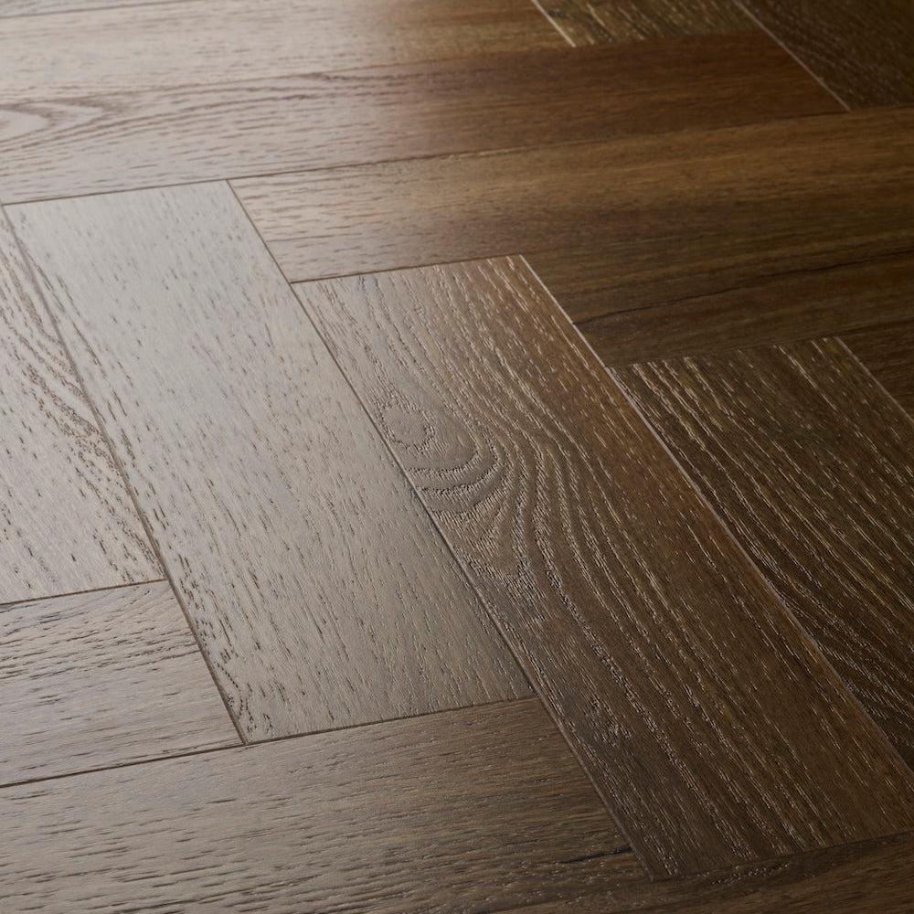 Textures Aged Oak Herringbone TH15 LVT Flooring