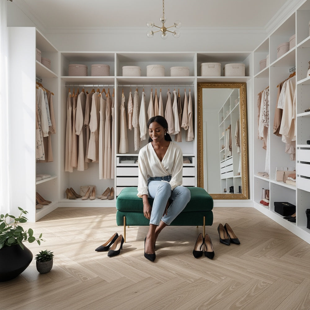 Textures Ash Herringbone TH08 LVT Flooring