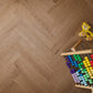 Textures Cottage Oak Herringbone TH14 LVT Flooring - (SAMPLE)