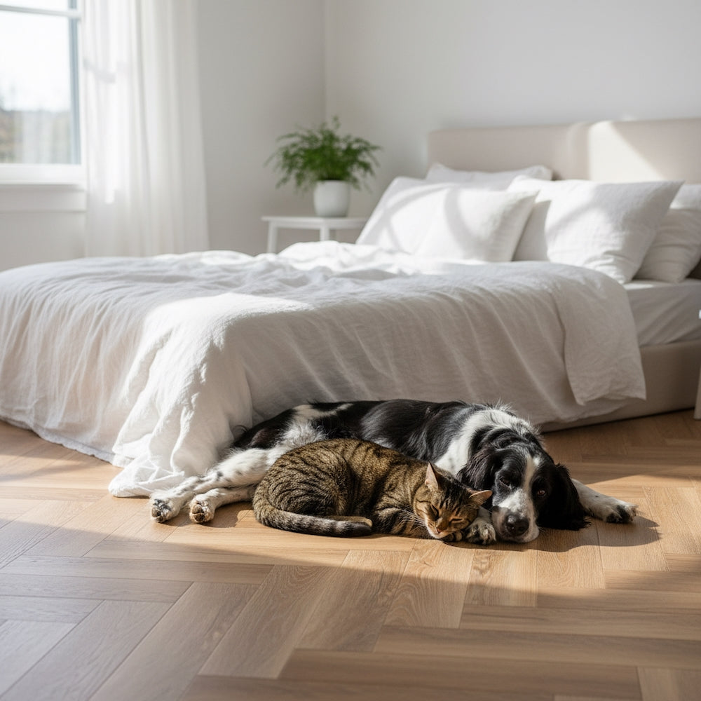 Textures Distressed Oak Herringbone TH06 LVT Flooring