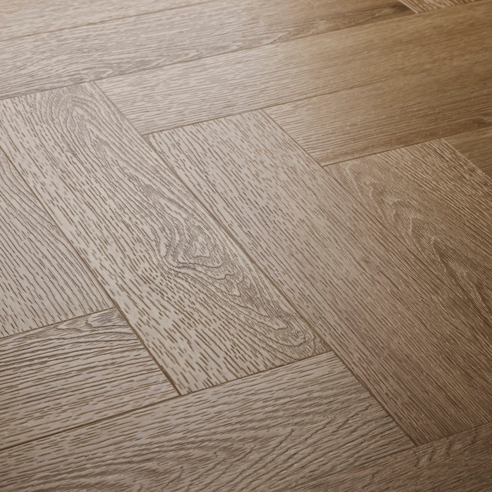 Textures Light Oak Herringbone TH10 LVT Flooring