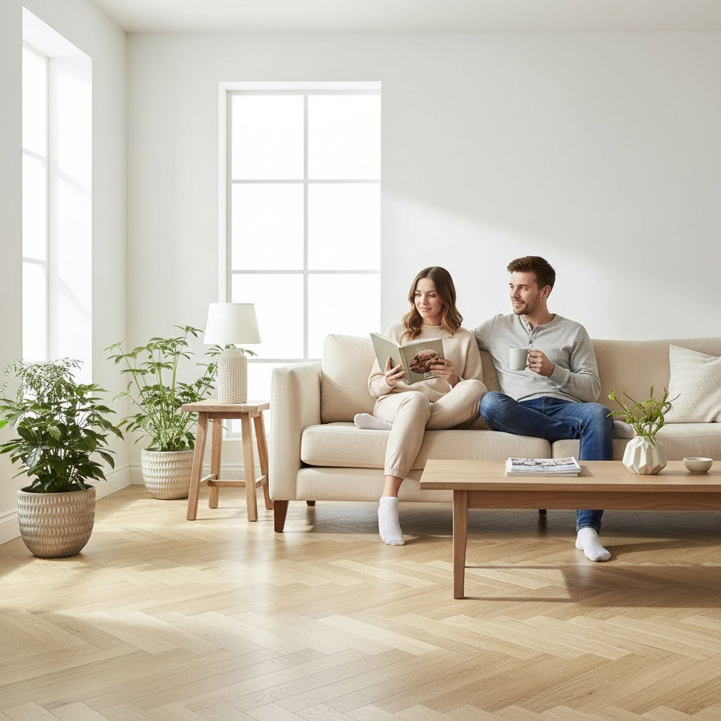 Textures Sycamore Herringbone TH01 LVT Flooring