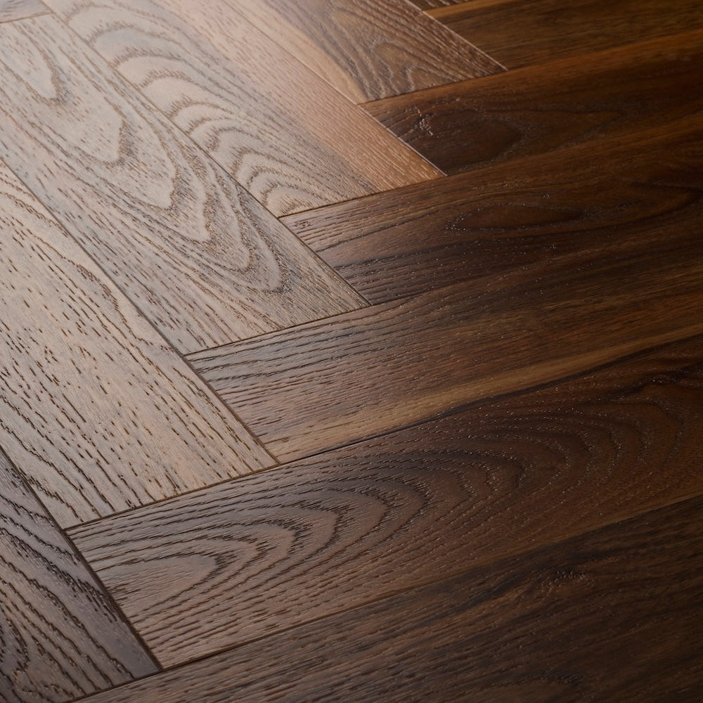 Textures Warm Walnut Herringbone TH16 LVT Flooring