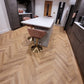 Lusso Portofino Herringbone Sunshine Oak Glue Down LVT Vinyl Flooring - (SAMPLE)