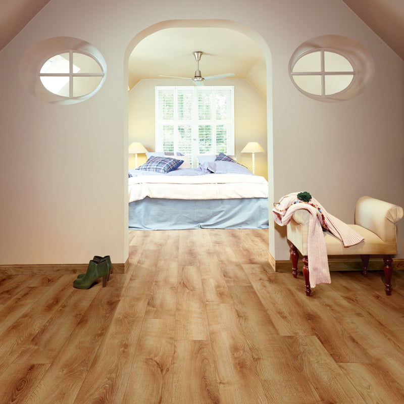 Job Lot - 48 Packs/104.59sqm of Lifestyle Floors Chelsea Extra Sunset Oak Laminate Flooring