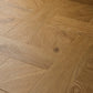 Elements Inspirations Basket Weave LVT flooring in Barn Oak