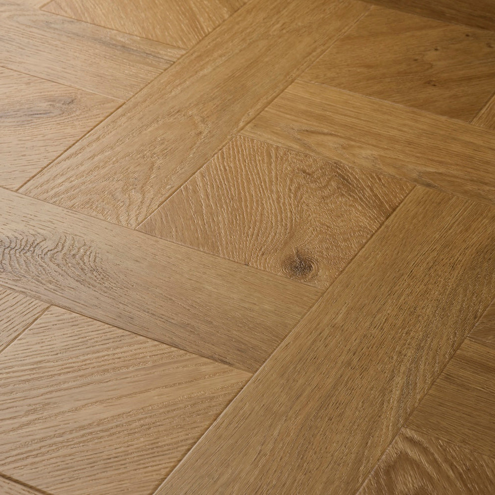 Elements Inspirations Basket Weave LVT flooring in Barn Oak