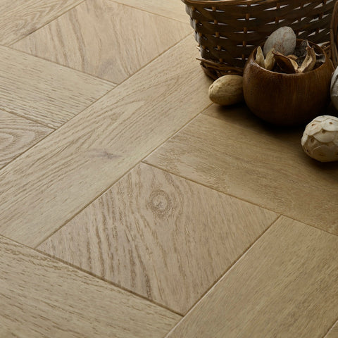Basket Weave LVT Flooring Elements Inspirations Classic Oak