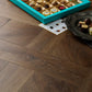 Basket Weave LVT Flooring Elements Inspirations Espresso - (SAMPLE)