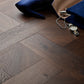 Basket Weave LVT Flooring Elements Inspirations Mahogany - (SAMPLE)