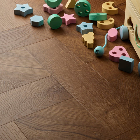 Basket Weave LVT Flooring Elements Inspirations Royal Oak