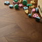 Basket Weave LVT Flooring Elements Inspirations Royal Oak - (SAMPLE)
