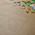 Basket Weave LVT Flooring Elements Inspirations Sandy Oak
