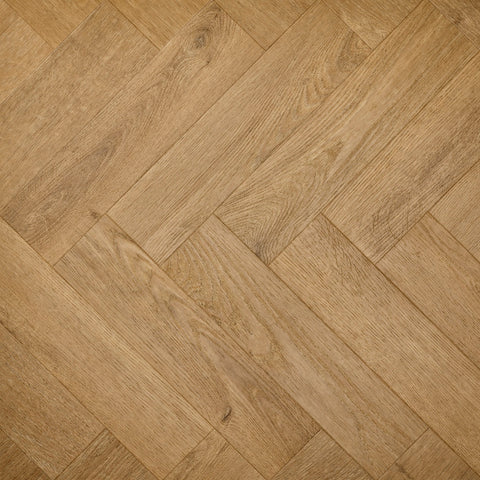 Elements Inspirations Herringbone Barn Oak EIH07 Glue Down LVT Vinyl Flooring