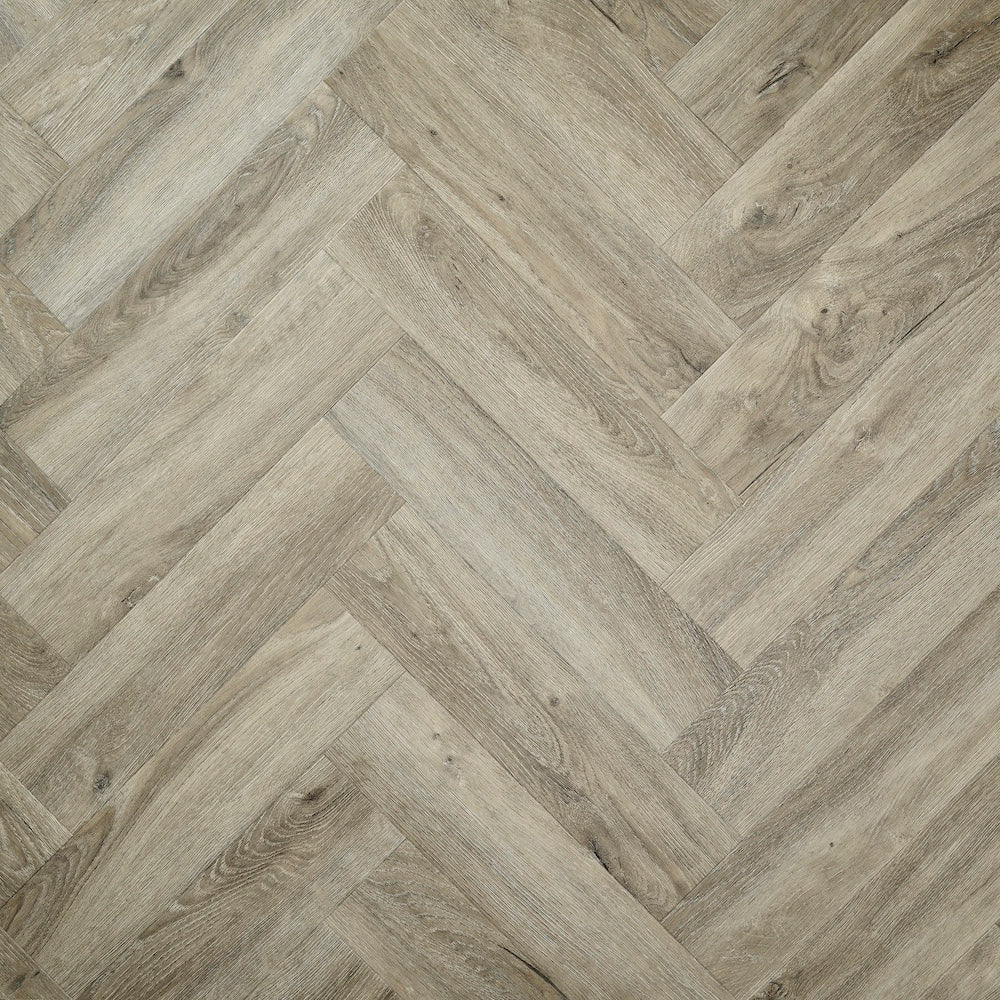 Elements Inspirations Herringbone Dove Oak EIH04 Glue Down LVT Vinyl Flooring