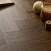 Inspirations Herringbone Espresso EIH02 Glue Down LVT Vinyl Flooring