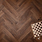 Elements Inspirations Herringbone Mahogany EIH06 Glue Down LVT Vinyl Flooring