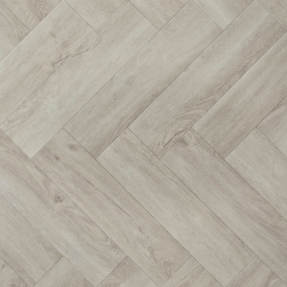 Elements Inspirations Herringbone White Ash EIH11 Glue Down LVT Vinyl Flooring