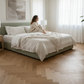 Lusso Uniqo Herringbone Natural Brushed & Lacquered Engineered Oak - Bedroom