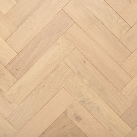 Lusso Uniqo Herringbone Invisible Engineered Oak Flooring