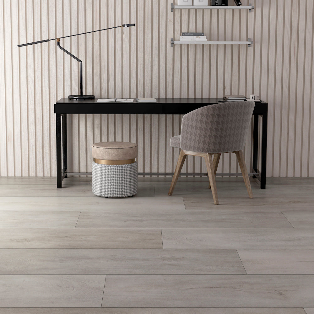 Bari Alpine Birch Plank Glue Down LVT Vinyl Flooring - (SAMPLE)