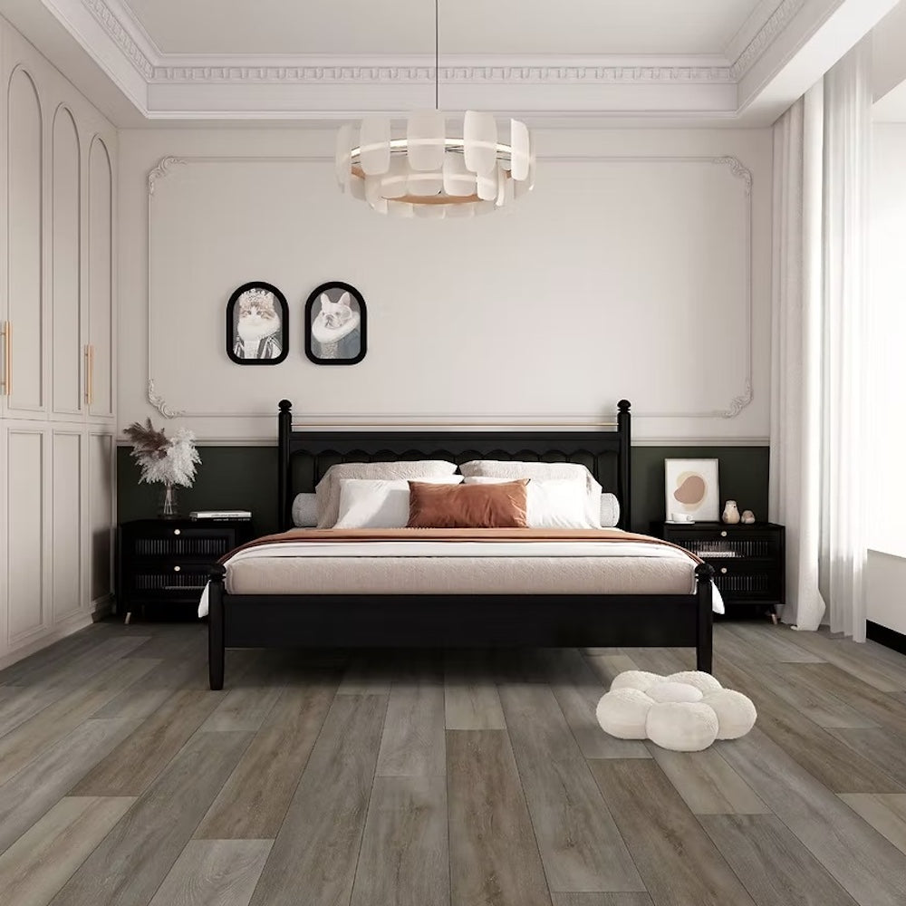 Lusso Bari Sunrise Cedar Plank Glue Down LVT Vinyl Flooring - (SAMPLE)