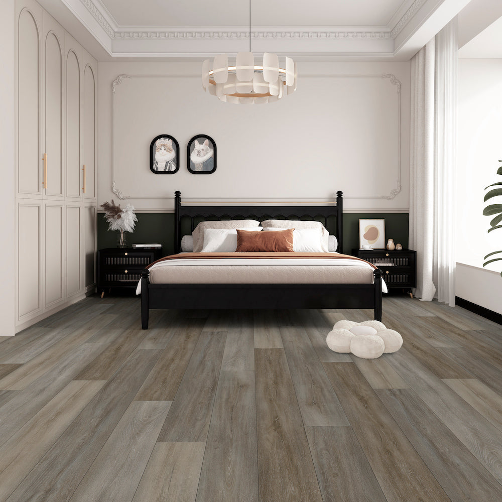 Lusso Bari Sunrise Cedar Plank Glue Down LVT Vinyl Flooring - (SAMPLE)