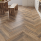 Lusso Brescia Beachfront Oak Herringbone SPC Click Vinyl Flooring